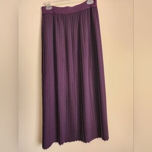 Purple Pleated Fabric